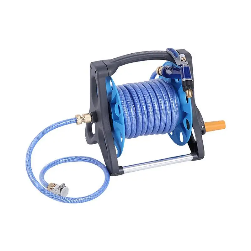 Water Hose Storage Reel Hand Cranked Water Hose Storage Rack