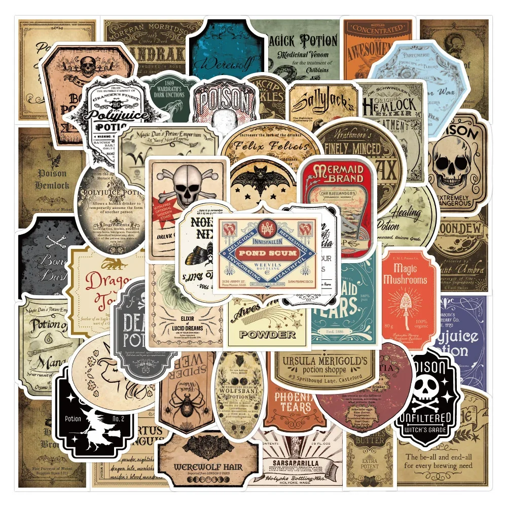 

10/30/50 шт., водонепроницаемые наклейки на чемодан, ноутбук, скутер