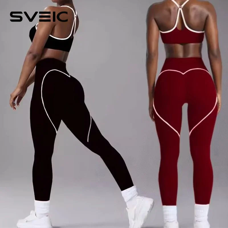 Gym Set Sports Bra Suits High Waisted Leggings Sportswear Workout