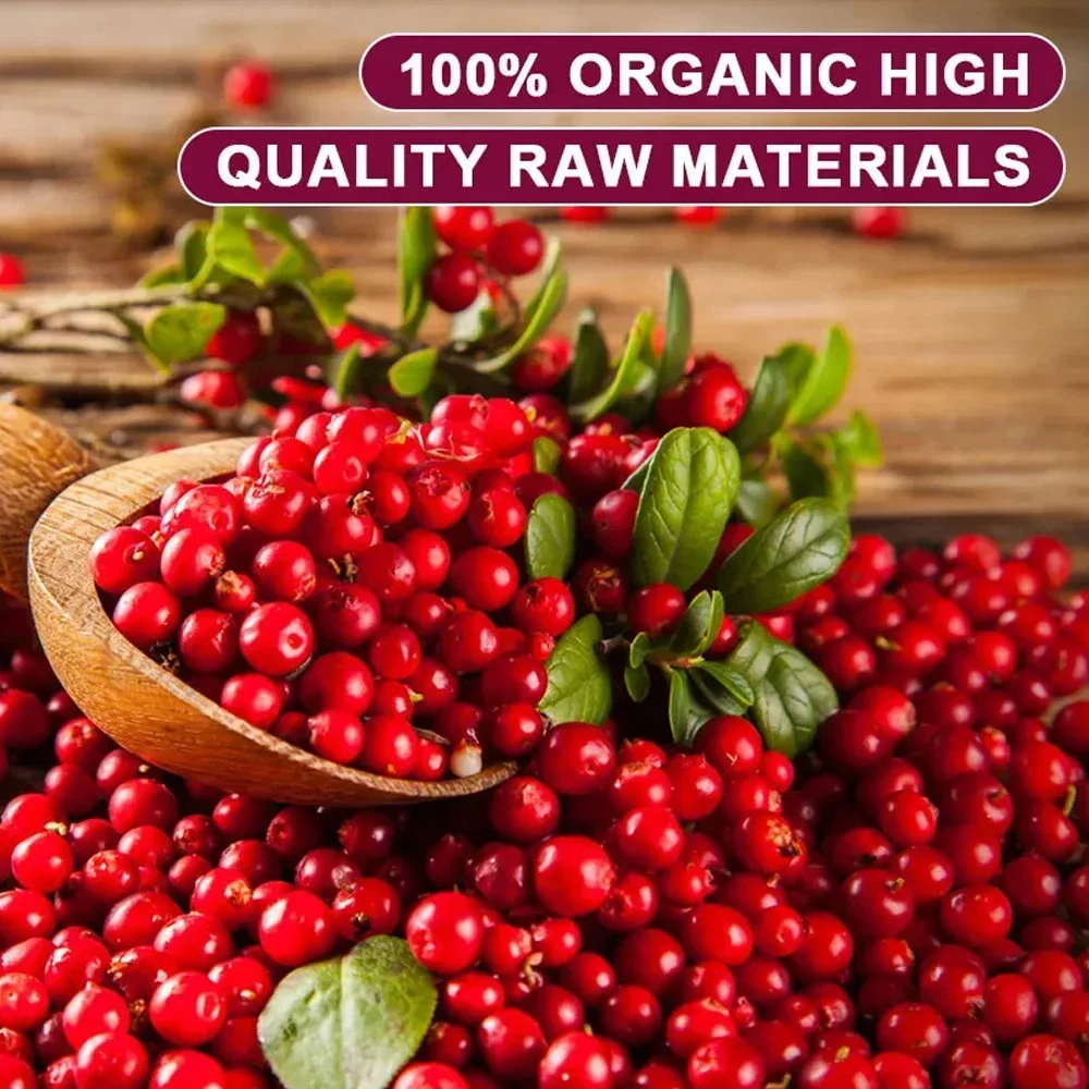 Cranberry Supplement with Vitamin C Antioxidants for Urinary Tract Health Kidney Support Bladder and Immune Health cranberry capsules