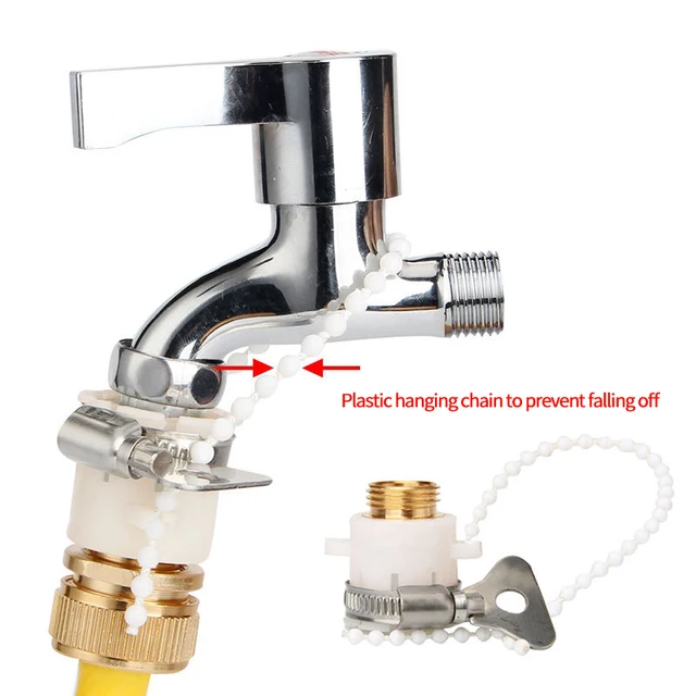 Kerti Tömlő Gyors Csatlakozó Csapvízcső Univerzális 1/2 Hüvelykes Csaptelep Adapter Kert Öntözőrendszer Kiegészítők - Image 3