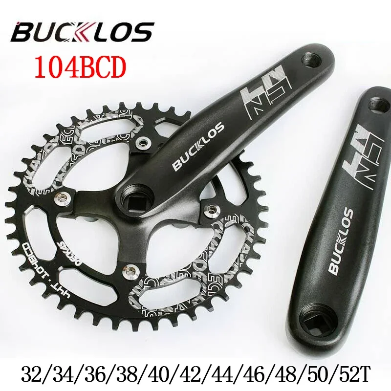 Guarnitura Per Bicicletta Pieghevole 170 Mm – Corona In Alluminio 47T Con 2 Manovelle, Adatta Per Bici Da Corsa (Nero/Rosso)