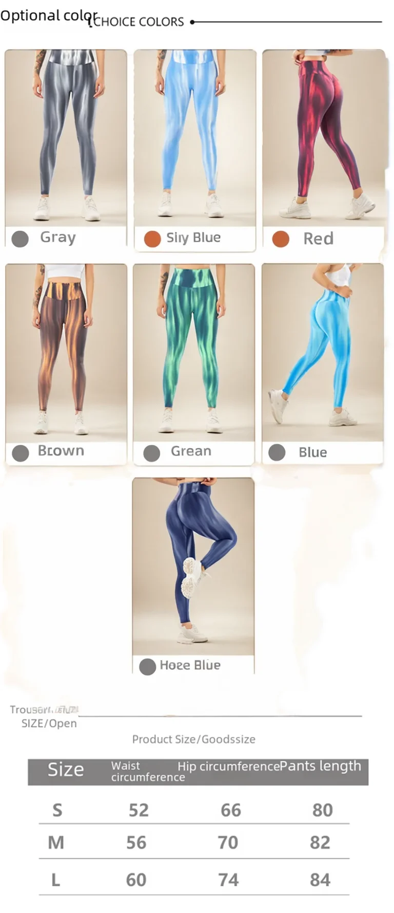 Yoga-Capri-Leggings mit hohem Bund, Damen-Yogahose