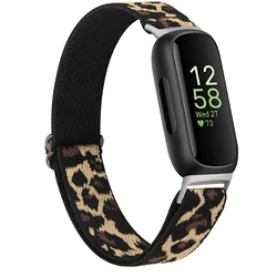Elastic Nylon Adjustable Wristband Replacement Bracelet - Ace 2 (Leopard print)