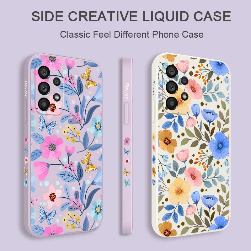 Miss Pattern Case For Samsung A54 A34 A14 A15 A25 A35 A55 A24 A73 A53 A33 A23 A13 A03 A03S A72 A52 A52S A32 A12 A04S A04 5G