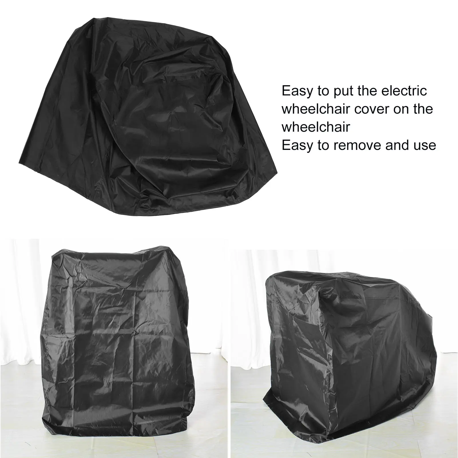 Wheelchair Cover Sun  Dustproof Elastic Shrinkage Bottom Mobility Scooter Dust Cover Adjustable for Mobility Scooter 6
