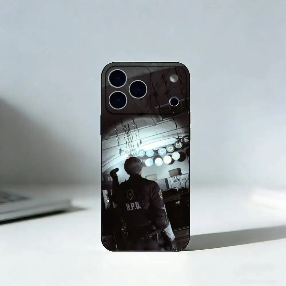 Resident Evil Black Silicone Phone Case