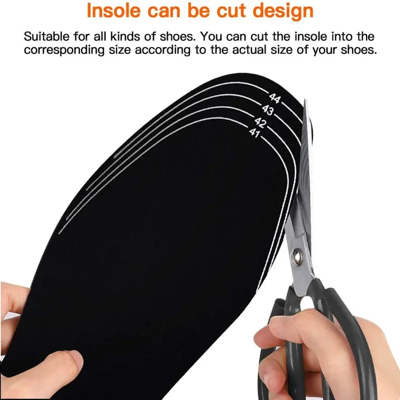 USB Heated Shoe Insoles Electric Foot Warming Pad Feet Warmer Sock Pad Mat Winter Outdoor Sports Heating Insole Winter Warm Shoe Insoles Heated Shoe Insoles