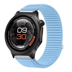 Enhanced Sport Nylon Loop Band - Premium Smartwatch Accessory Bracelet, 22mm Watch Strap for Oneplus watch 2 2r (Light blue)