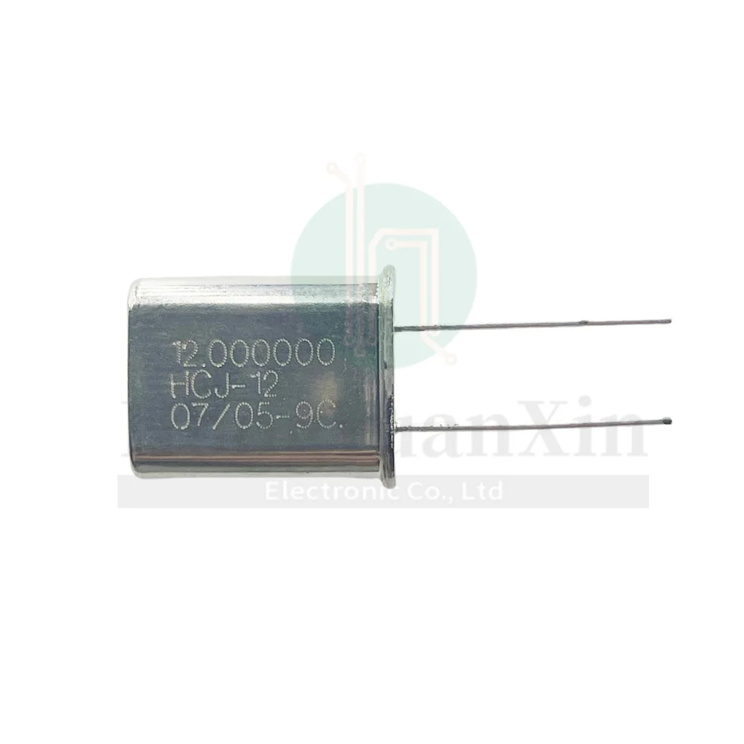 인라인 HC-49U 수정 진동자, 12MHZ, 12.000MHZ, 12M, 50 개