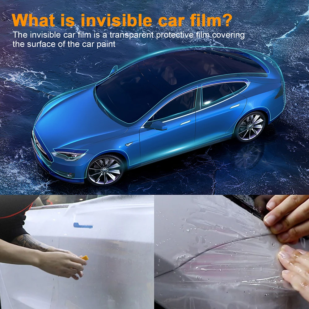 TPU Car Bumper pellicola protettiva per vernice per Tesla Model X 2016-2021 2022 2023 reggiseno trasparente antigraffio PPF Decal Kit Sticker