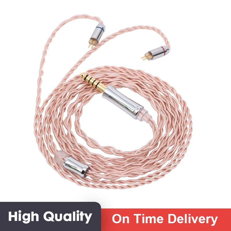 Xinhs-grafeno Headphone Cabo Núcleo Ouro