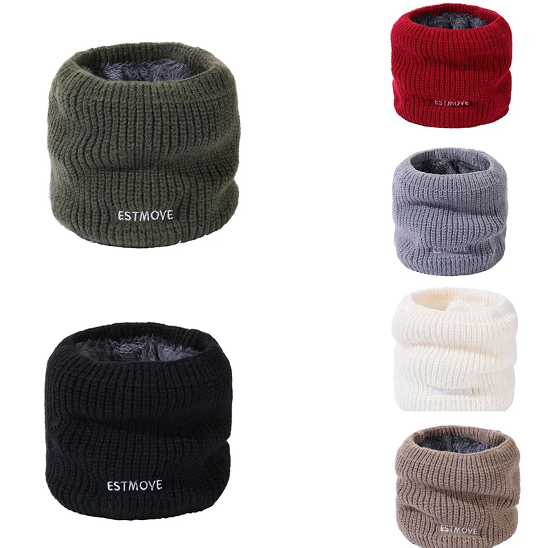 

Зимний шарф для женщин, детский вязаный шарф для мальчиков и девочек, плотный шерстяной воротник, шарфы, шарф, теплый шарф, лыжный шарф