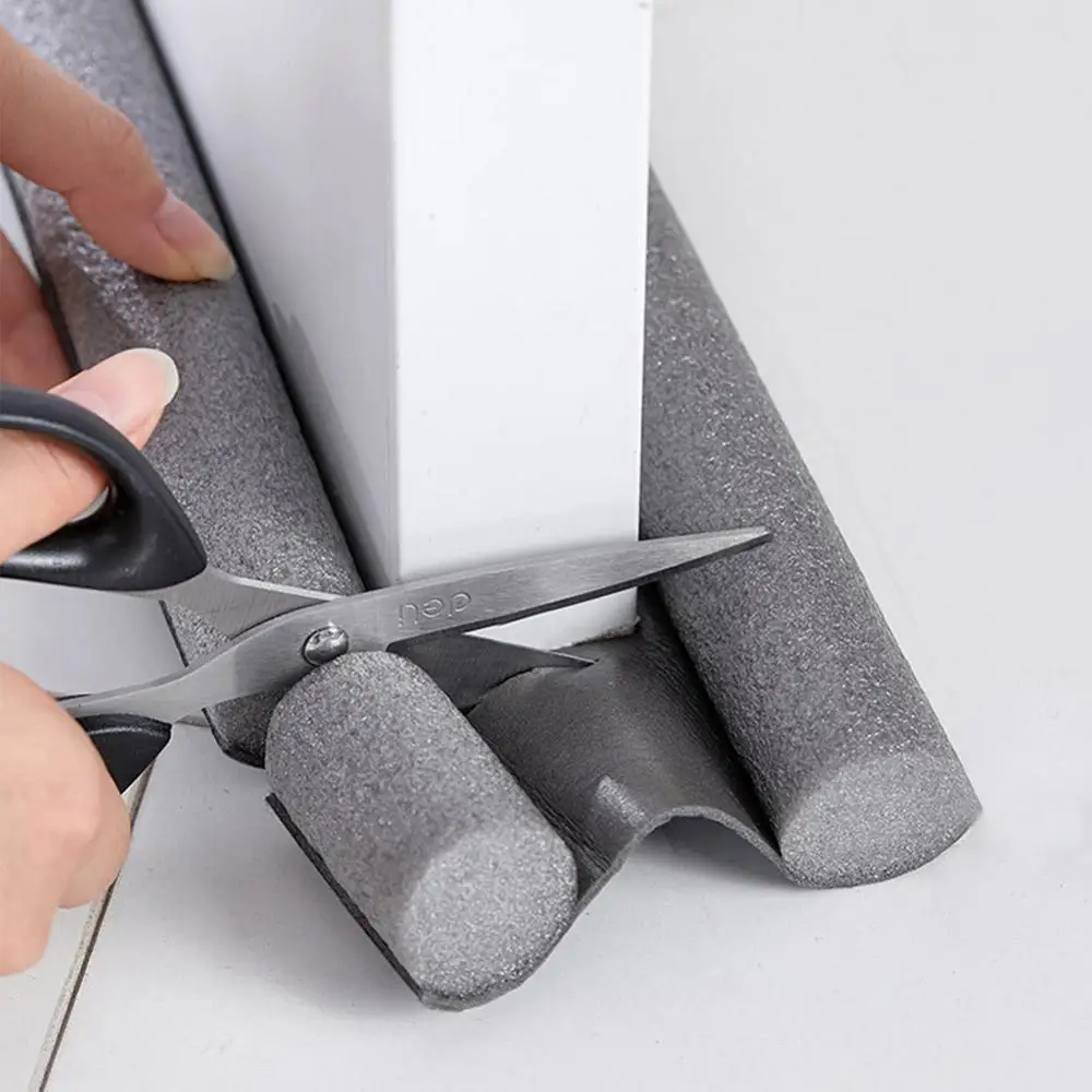 Door Seal Strip Windproof Draught Excluder Stopper Door Bottom Guard Double Protector Dust-proof Blocker Soundproof