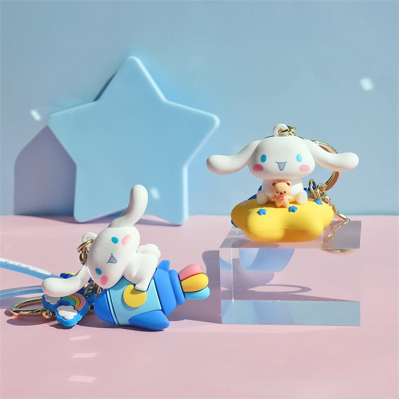 Description Picture 6 of itemMINISO Sanrio Cinnamoroll Key Buckle  Party Favors for Kids Birthday School Bag Pendant, Delicate Girl Bag Pendant gifts