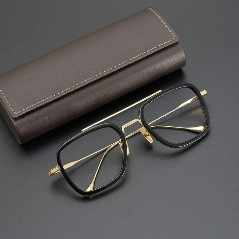 Hewei Eyeglasses on Model