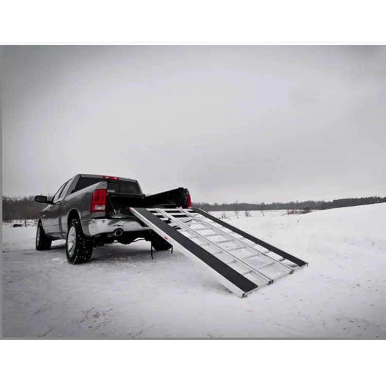 Folding Motorcycle ATV Aluminum Loading Ramp Snowmobile Lawn Trailercustom