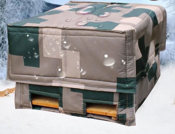 1Set Beehive Warm Cover Winter Season Protection Cold Thicken Canvas Type Or PVC Waterproof Type Standard Size Flat Hive Use
