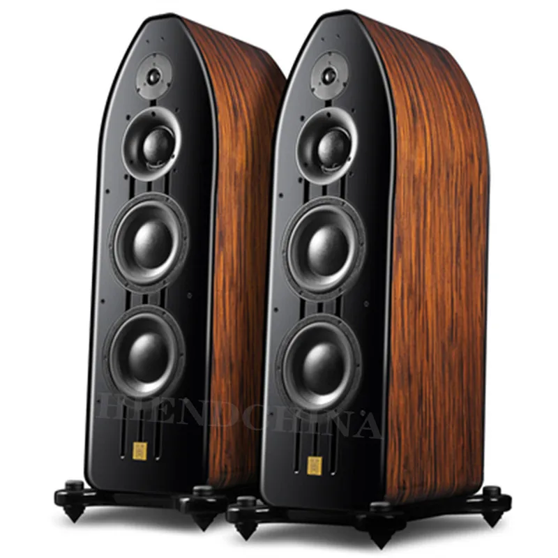 P82 Dual 8-inch Three-Way Four-Unit Large Steamed Bun Midrange HiFi Loudspeakers 4Ohm/300W