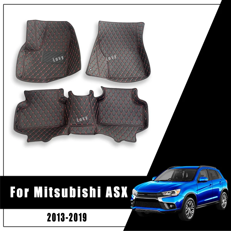 미쓰비시 ASX 2019 2018 2017 2016 2015 2014 2013 가죽 트렁크 매트 자동차 바닥 매트 트렁크 카펫 자동차 내부 액세서리