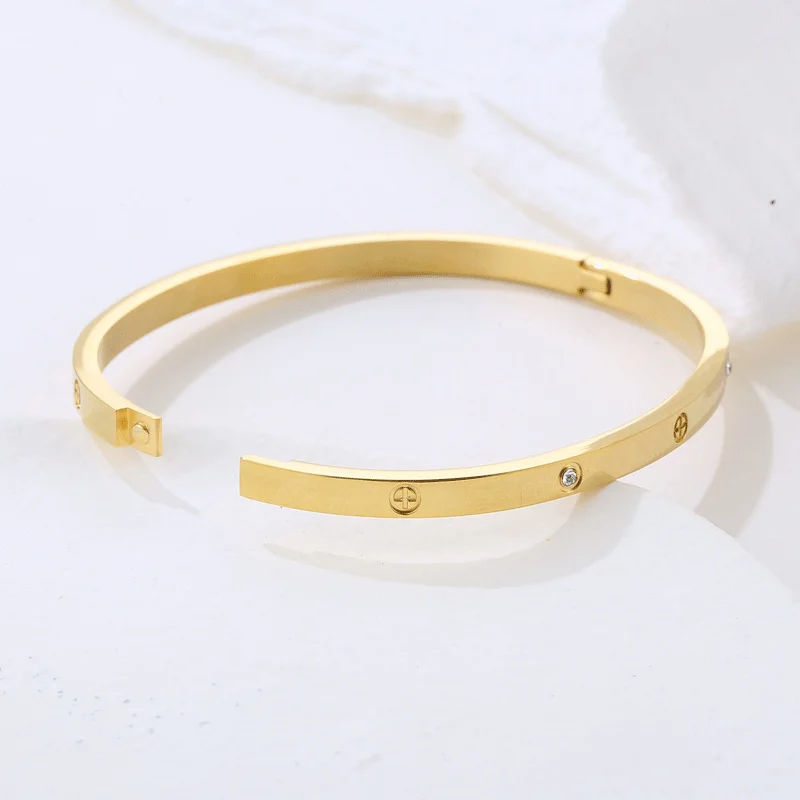 Simplicity Bracelets For Women Stainless Steel Charm Summer 2023 Fashio Jewellery Accessories