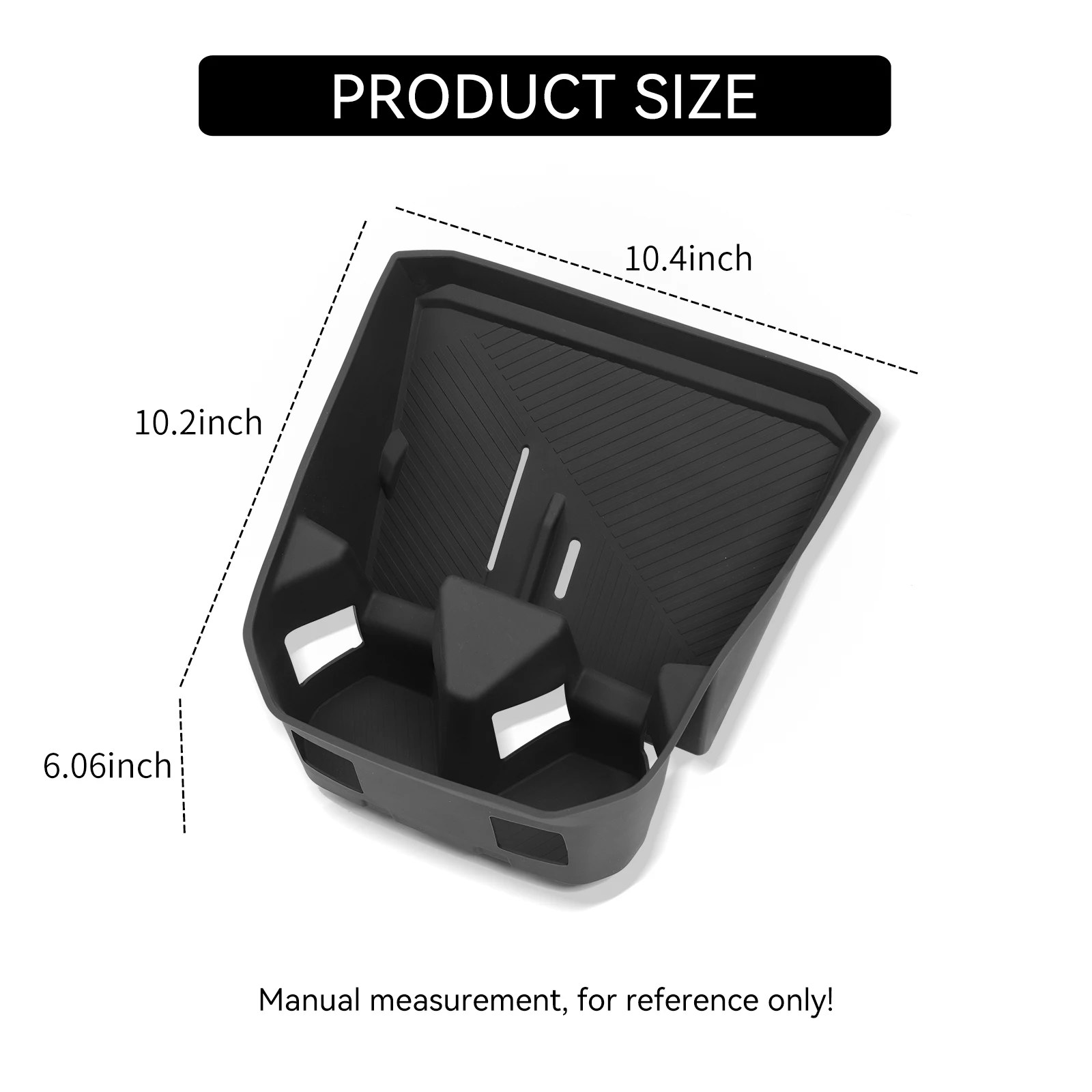 BMW X3 2025 워터 컵 홀더 보관함 주최자 미끄럼 방지 매트 중앙 콘솔 보호 패드 자동차 액세서리