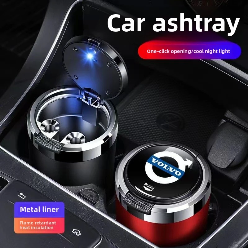 Car Ashtray Cigarette Butt Holder Container Accessories for Volvo