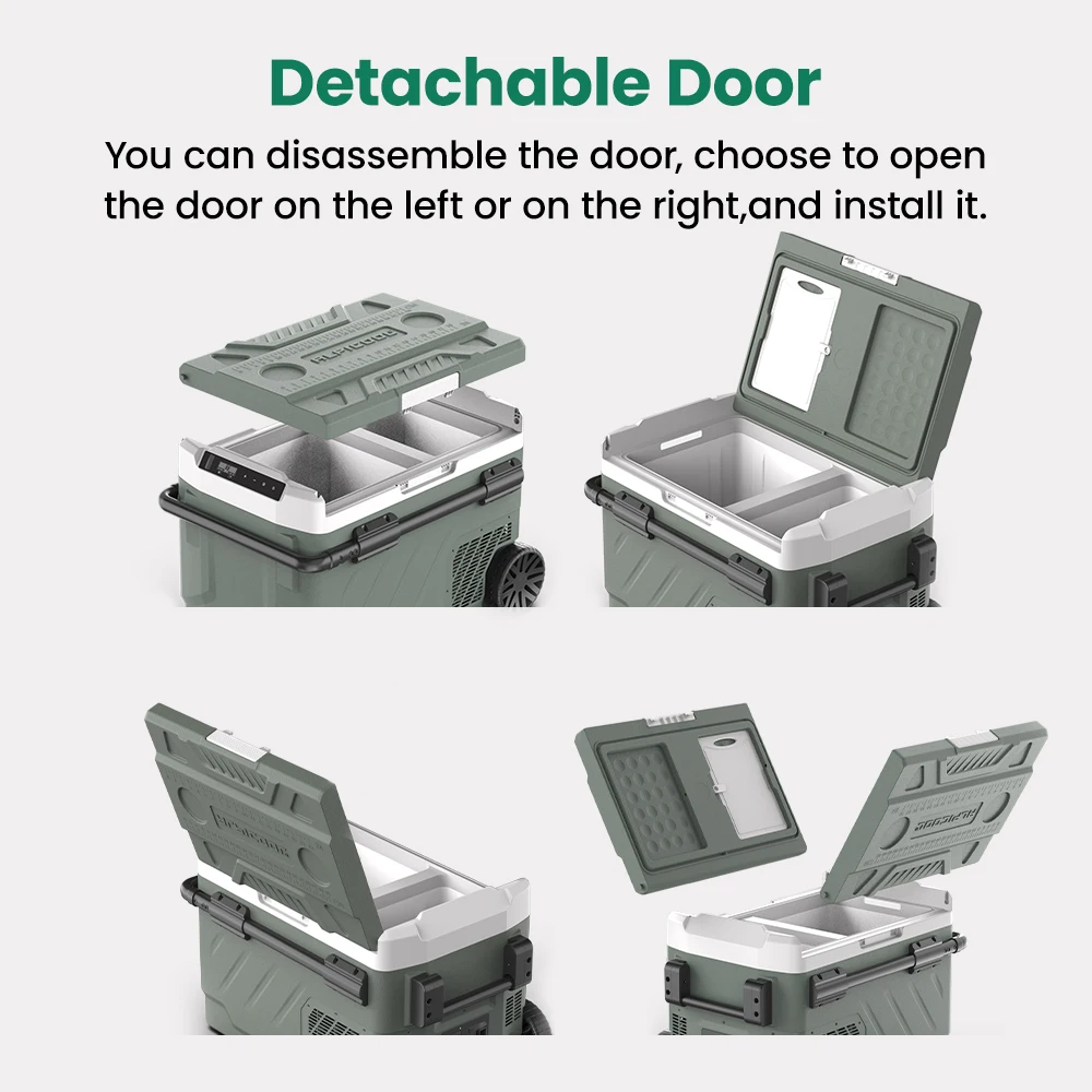 Alpicool EZGW 40L 50L 60L Car Refrigerator 12V Compressor Fridge