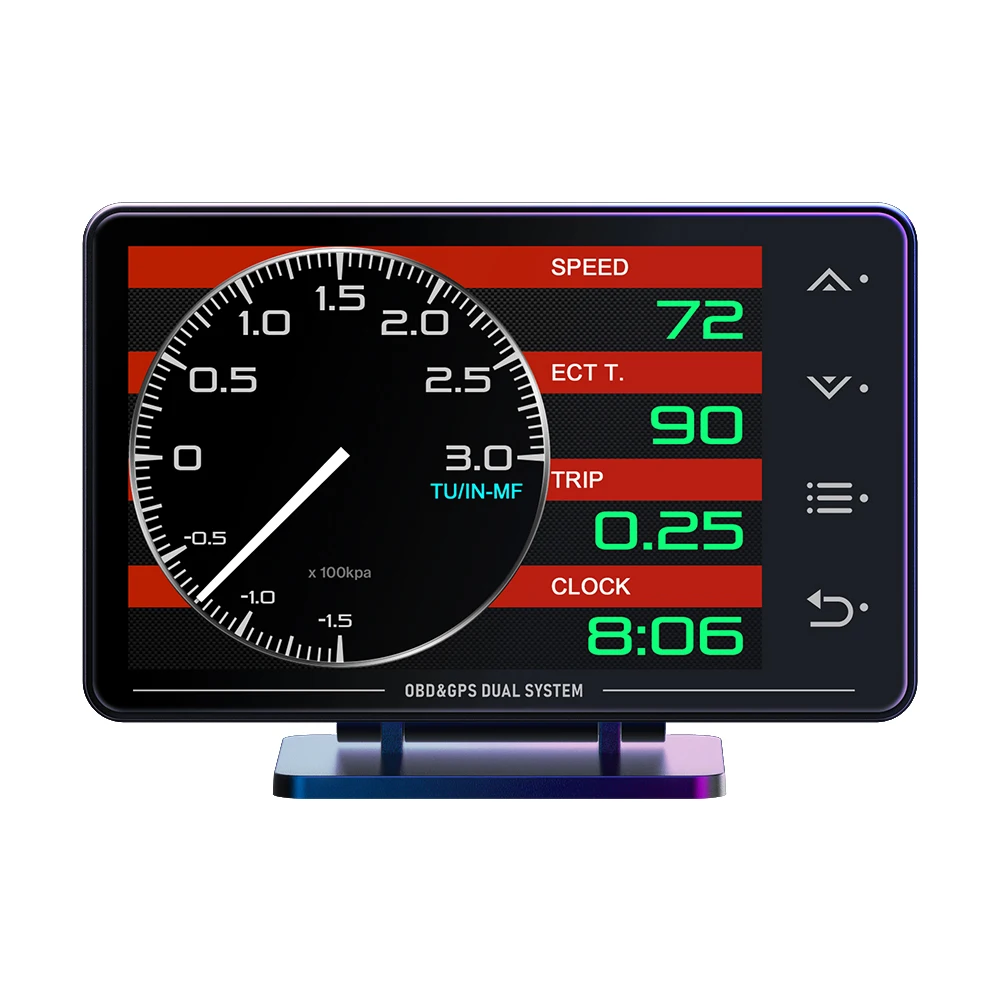 ֽ XS HUD OBD2 + GPS  ÷,   з  µ ͺ G  ̷ν LCD ÷
