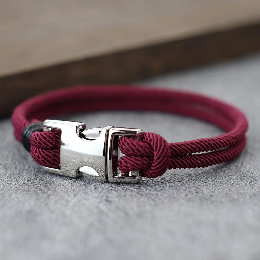 Red Thread Handcrafted Wrap Bracelet for Men