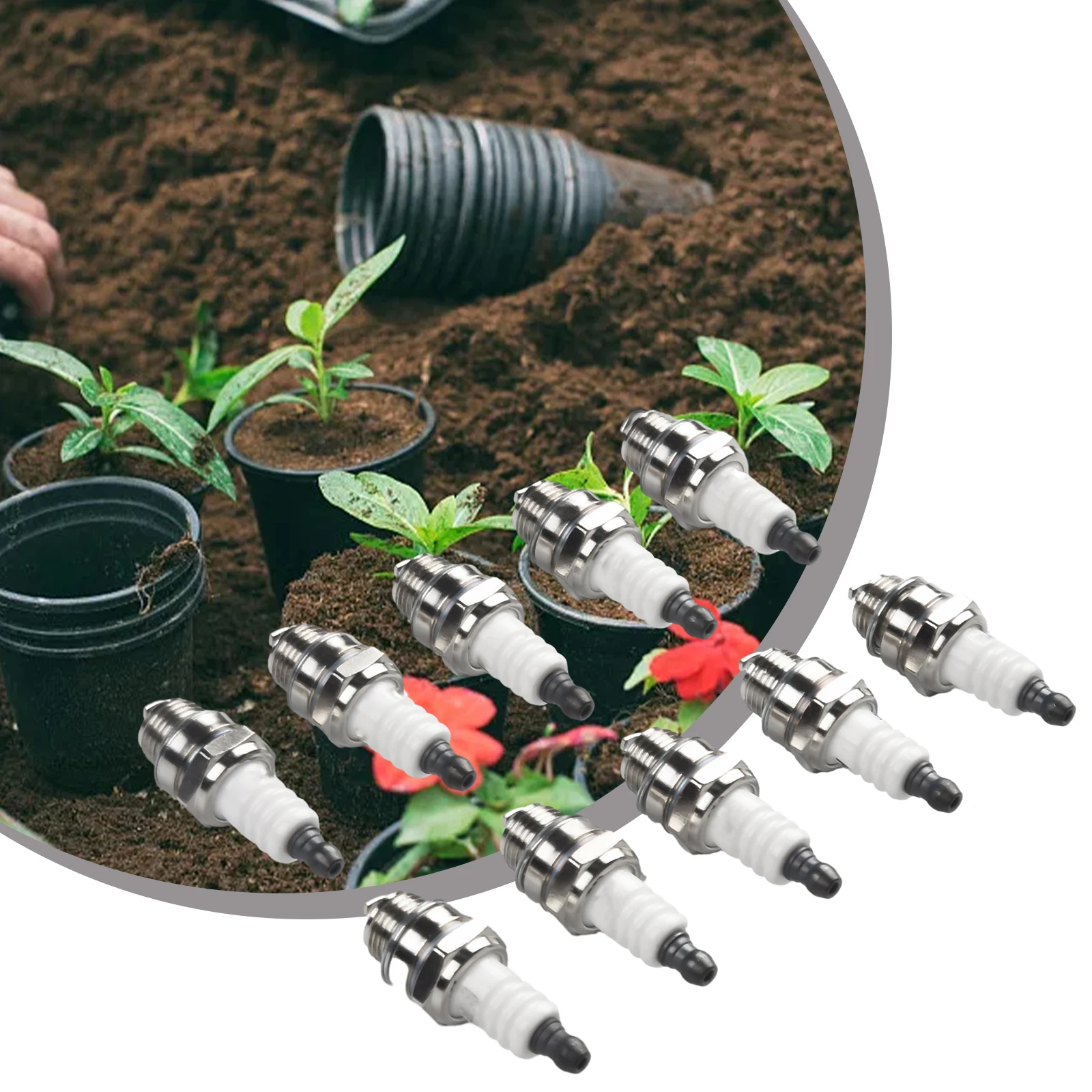 10 Pz L7T Candela Per Stihl Tagliasiepi Tagliaerba Ventilatore Per Partner 350 351 Motosega Gas Scooter Ecc Parte Di Ricambio