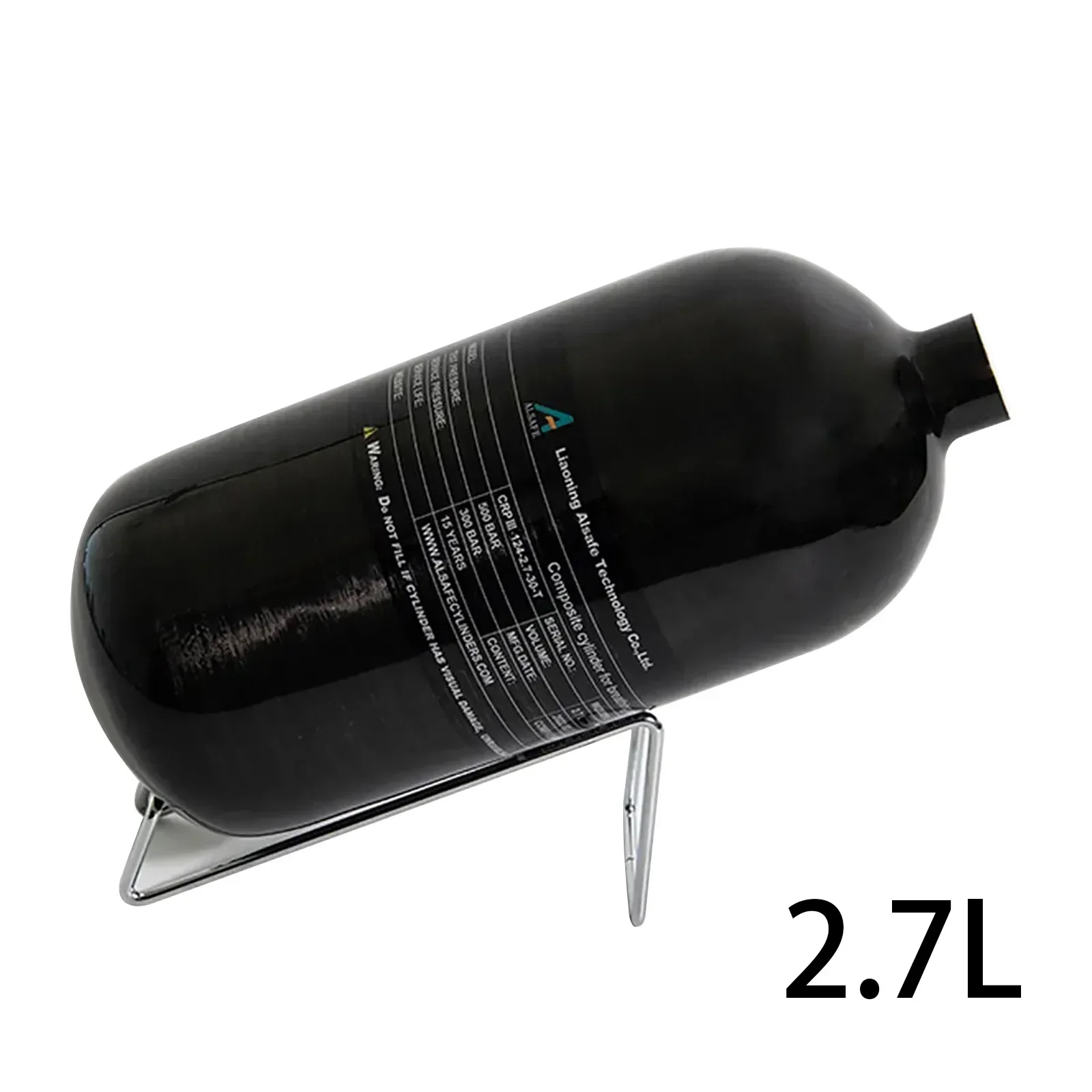 TUXING 4500PSI 300Bar 2.7L Carbon Fiber Cylinder High Pressure Air Tank with Val
