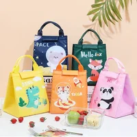 Kids Lunch Bag for School Portable Thermal Bag Children Cartoon Insulated Lunch Bag Cooler Bento Pouch Dinner Container Handbags 1