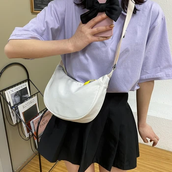 حقيبة يد نايلون خفيفة الوزن للسيدات ، حزمة كتف واحد ، كاجوال ، سعة كبيرة ، شارع عصري ، جديد