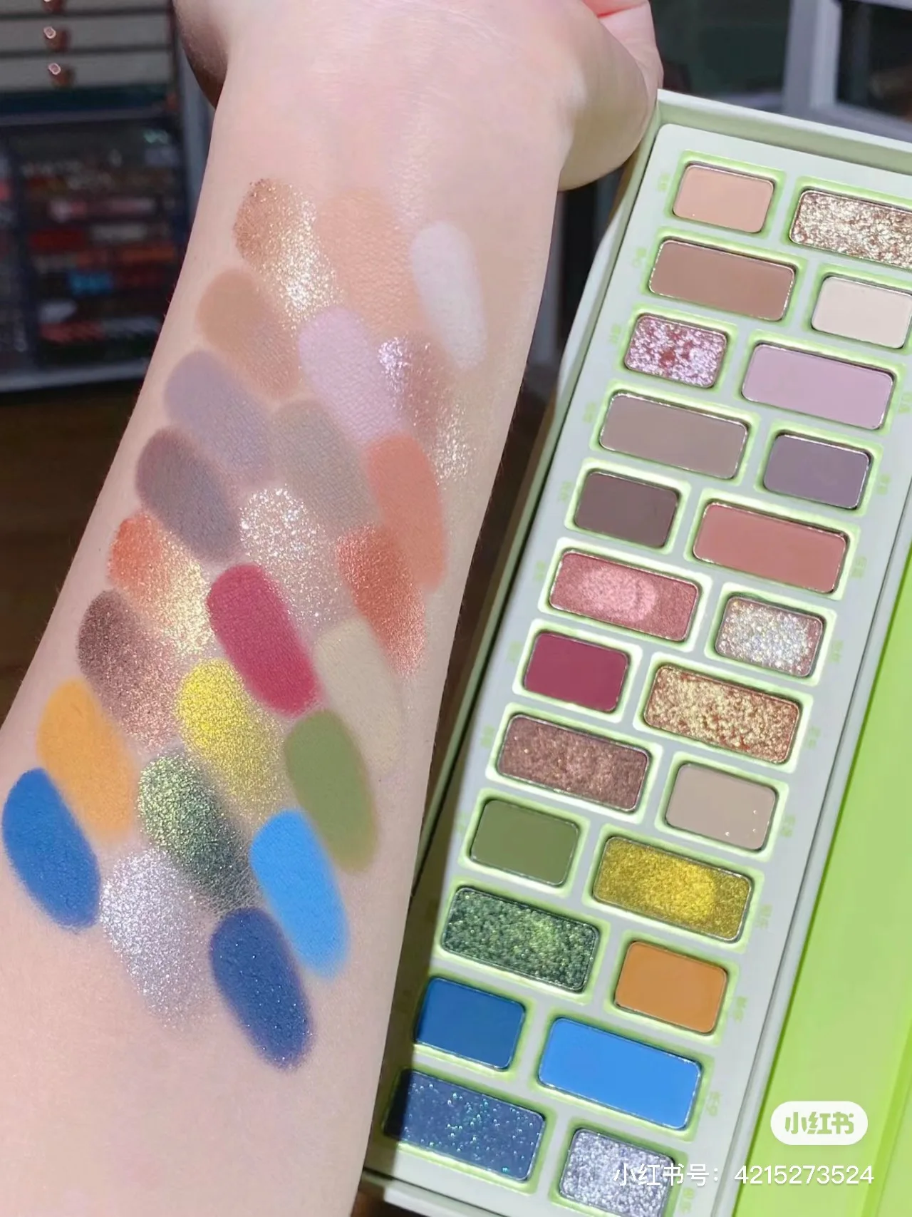 QianYan-لوحة ظلال عيون غير لامعة ، لوحة مكياج ، ور...