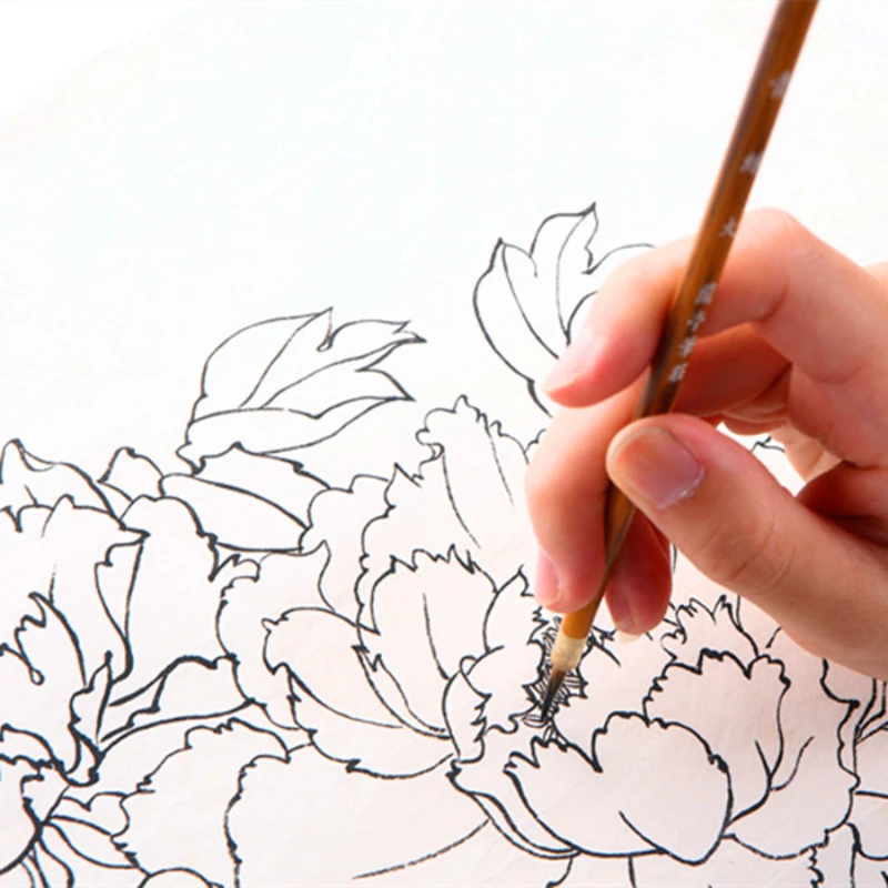 calligraphy brush paint brush Chinese Painting Line Drawing Weasel Hair Baimiao Watercolor Fine Line