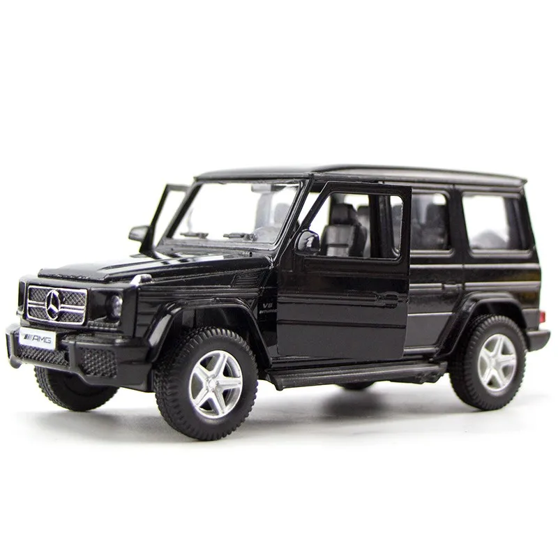 1/36 Mercedes-Benz G63 G-Class Toy Car Model For Children RMZ CiTY SUV Sport Diecast Miniature Pull Back Collection Gift For Boy 5