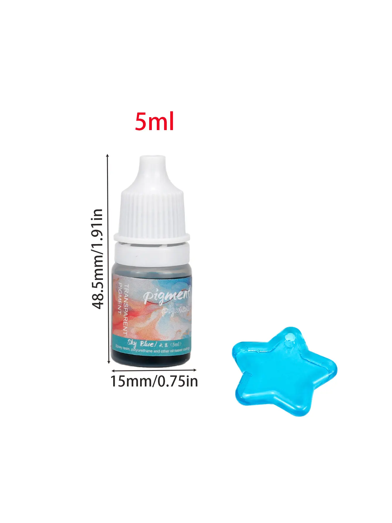 24-Color Epoxy Resin Paint Pigment Set - Concentrated Liquid Dye for UV Resin Coloring and DIY Jewelry Art Crafting