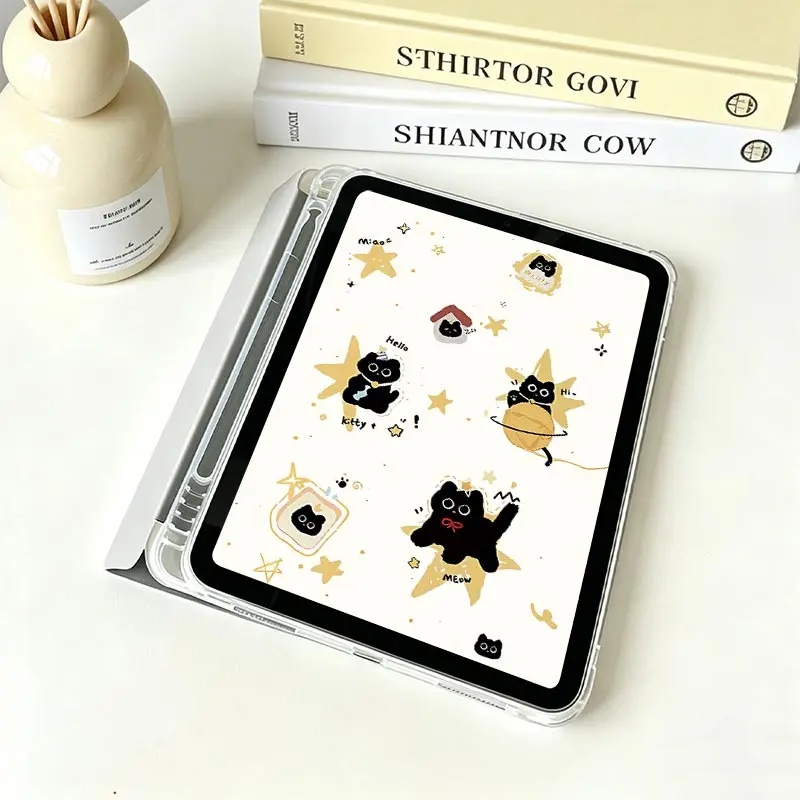 Premium Cover with Pencil Holder - Stylish and Versatile iPad Case