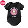 New Custom Name Baby Boys Girls Bodysuits Personalised Happy 1st Birthday Mickey Minnie Mouse Infant Birthday Rompers Gifts 4