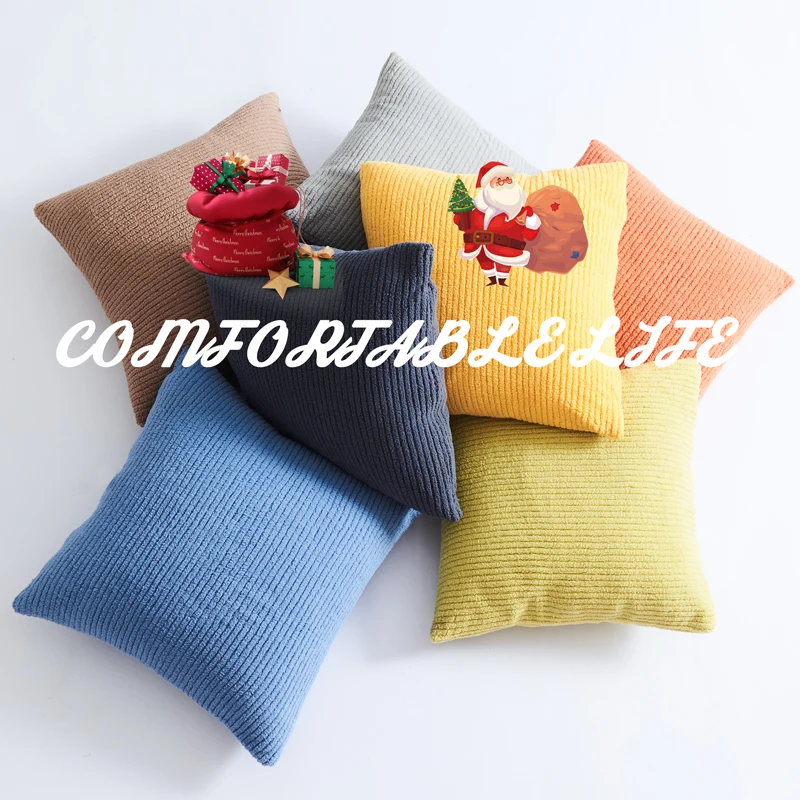 

Macaron Cushion Cover for Sofa Bed and Living Room, Decorative Pillowcase, Nordic Pillow Cover, Funda Cojin