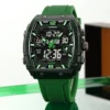 LOQNCE Sports Watches Fashion Men Watches 50m Waterproof Rectangle LED Big Dial Display Digital Watches LED Wristwatches Men 2