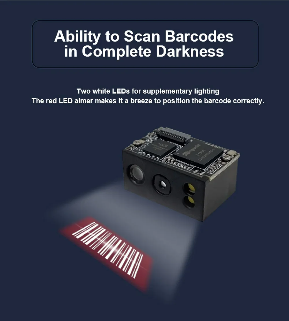Kiosk Mini USB QR Code Reader2D1D CMOS Barcode Scanner Module
