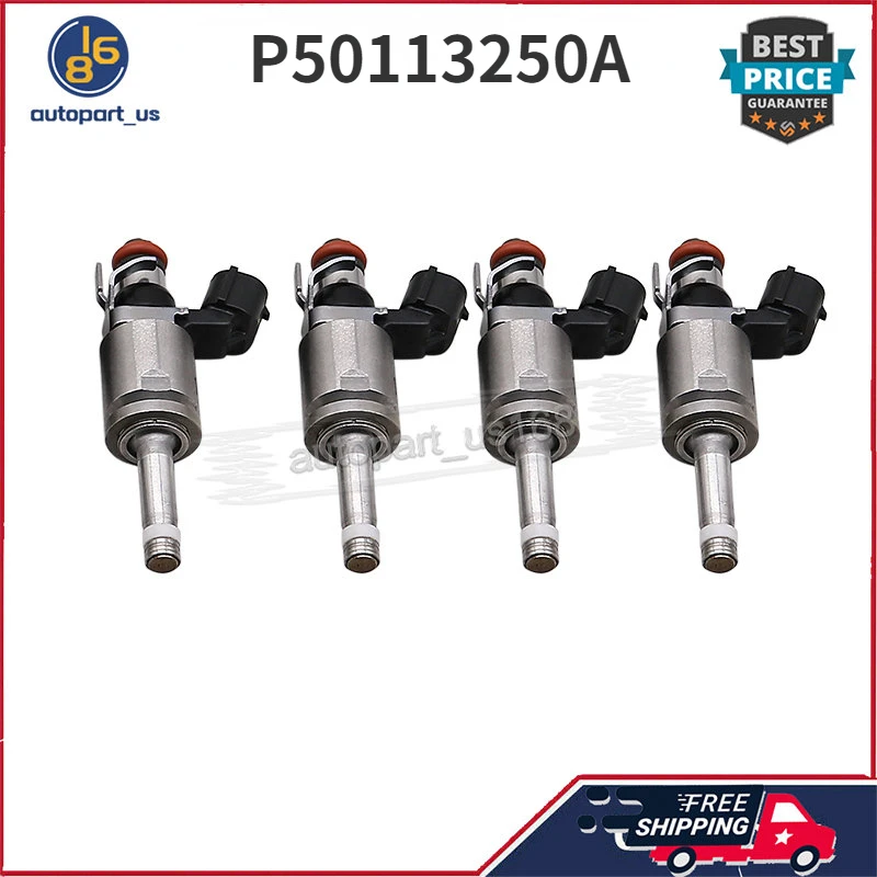 

4Pcs Fuel Injector P50113250A P501-13-250A P501 13 250A For Mazda 2 Mazda 3 Mazda MX-5