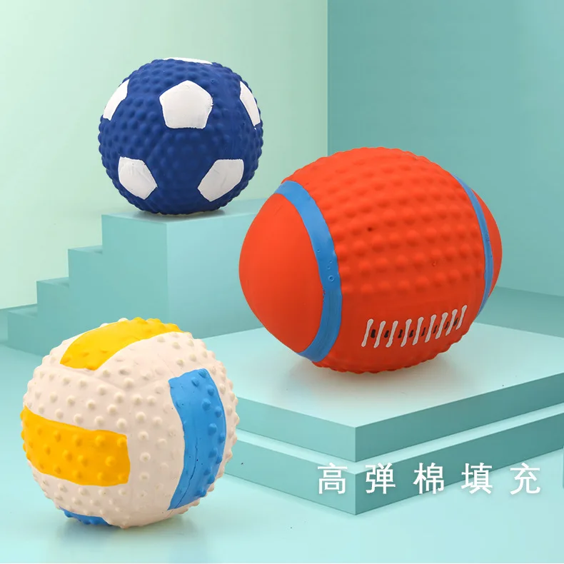 

Pet latex toy ball, football volleyball, vocalization dog toy, pet toy