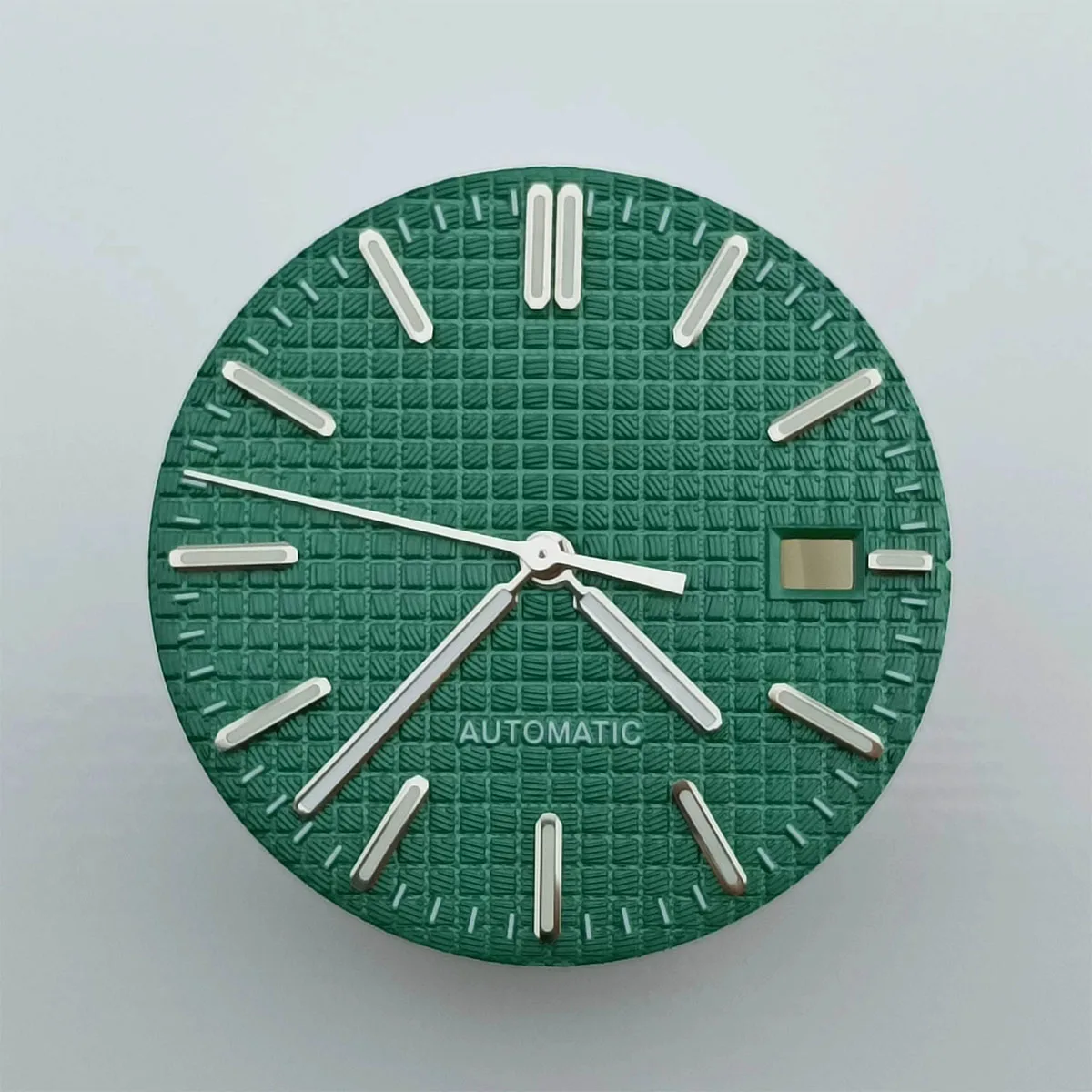 

31.8mm Watch Dial + Hands Green Luminous Watch Faces nh35 dial Replacement Accessories for NH35 Movement