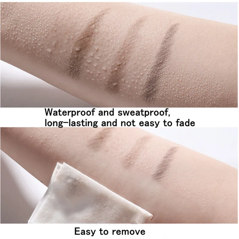 Veecci Hard Microblading Eyebrow Pencil Waterproof Lasting Eye Brow Pen Definition Enhancers Natural Eyebrow Applicator 4