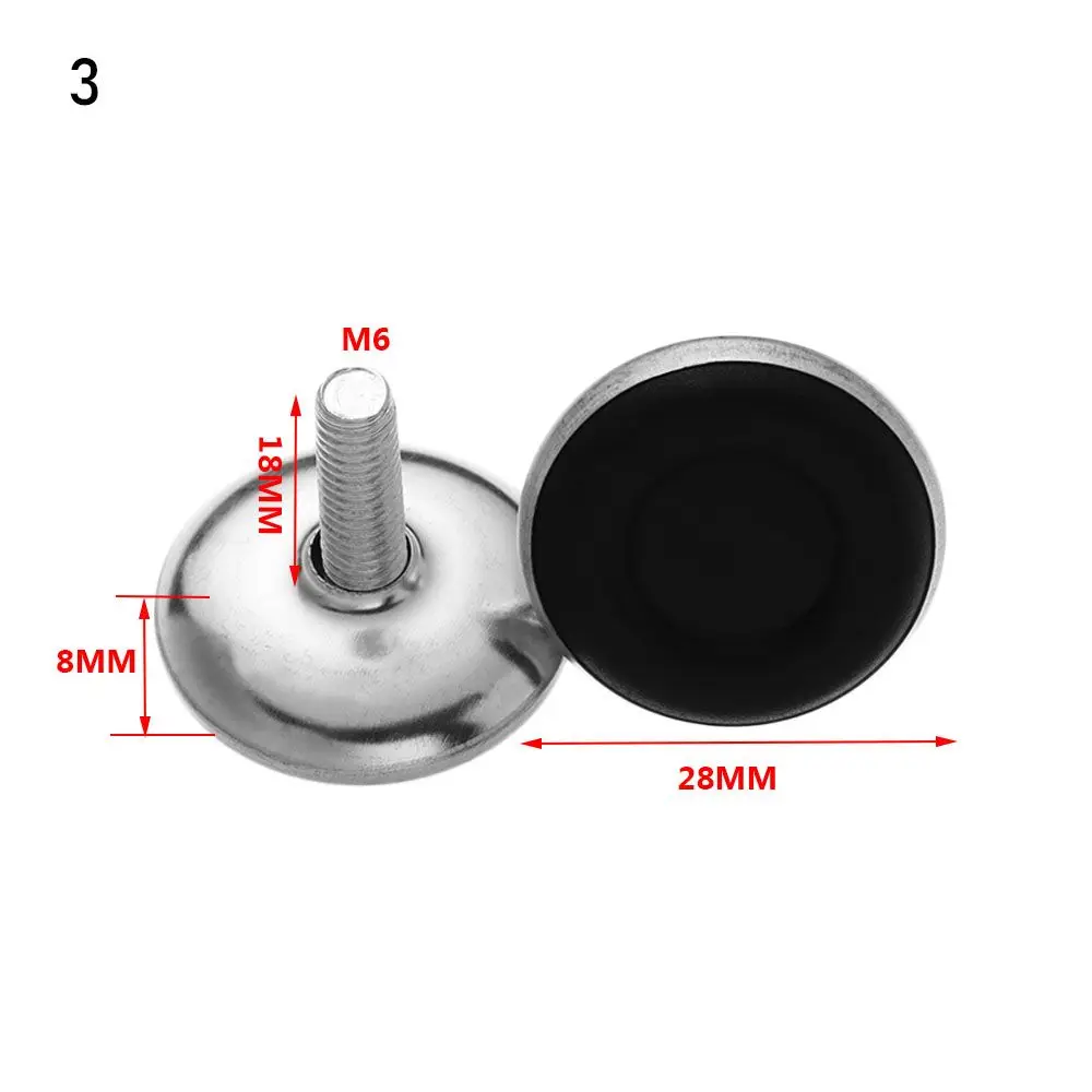 10-Pack Adjustable Anti-Skid Furniture Leveling Feet