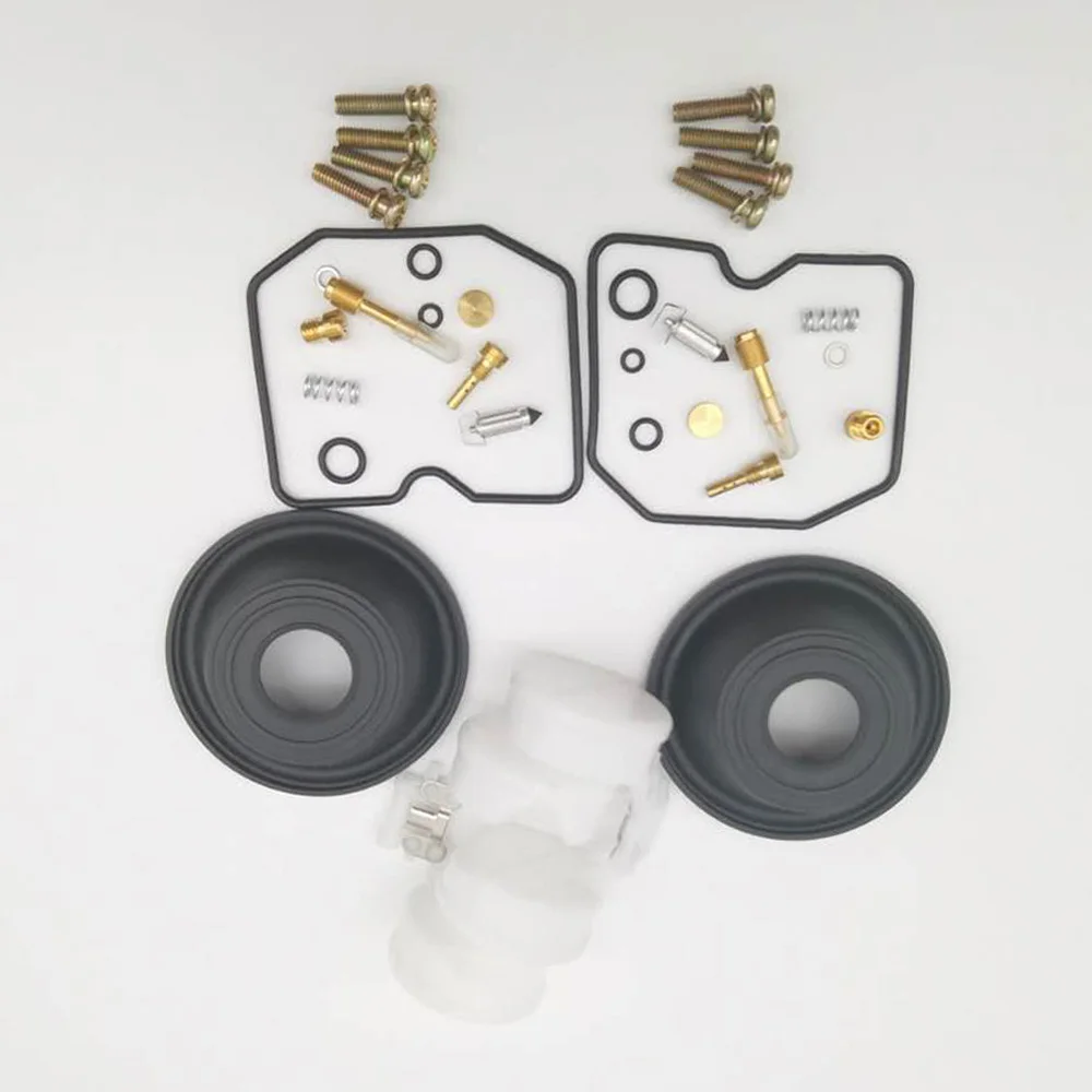 2Sets Motorcycle Carburetor Repair Kit Plunger Diaphragm For KAWASAKI