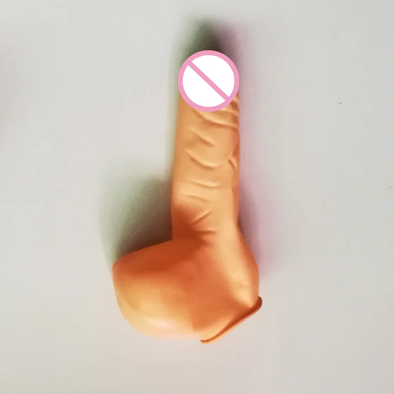 Latex Sheath sexy Underpants Style A+ Big ball penis Sleeve Exotic Kits thin flexible larger egg version male underwear